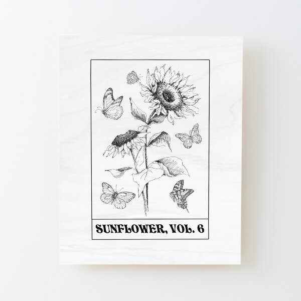 sunflower vol 6 Wood Mounted Print