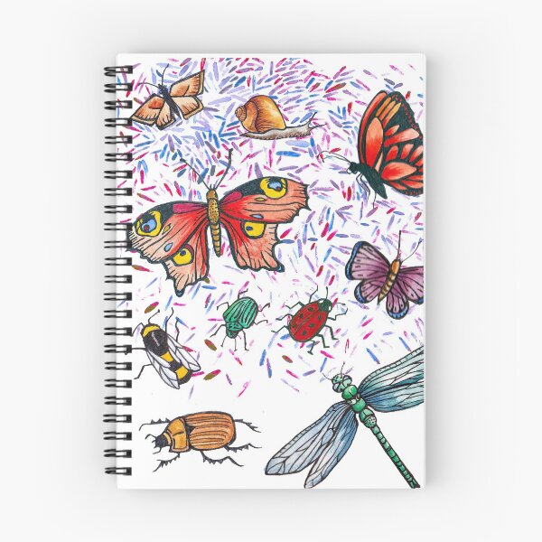 Item preview, Butterfly & Insect Pattern designed and sold by Abi Latham.