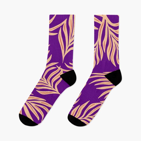 Item preview, Purple and Peach Tropical Pattern designed and sold by tmckaydesigns.