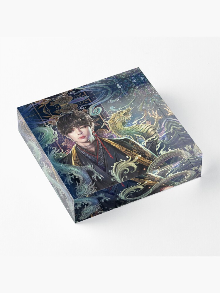 Alternate view of V-Dragons Acrylic Block