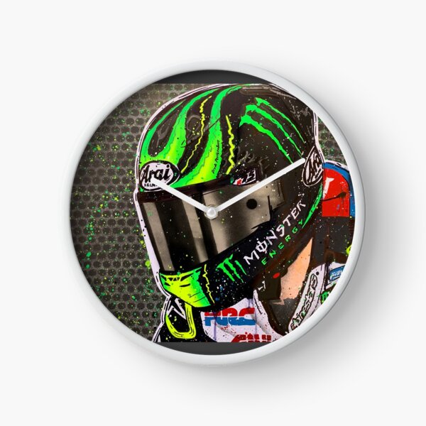 Cal Crutchlow graffiti painting by DRAutoArt Clock