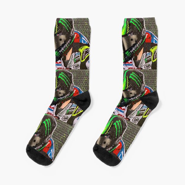Cal Crutchlow graffiti painting by DRAutoArt Socks