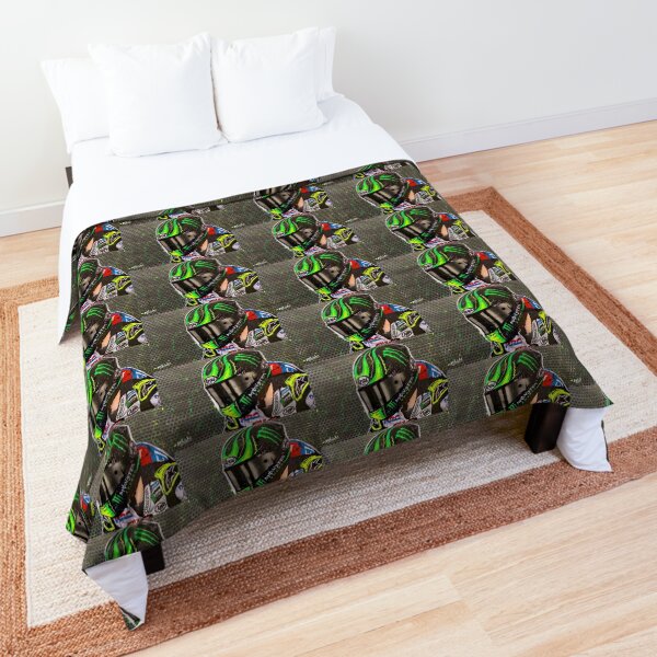 Cal Crutchlow graffiti painting by DRAutoArt Comforter