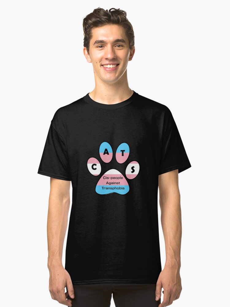 Alternate view of CATS - Cis-people Against Transphobia Classic T-Shirt