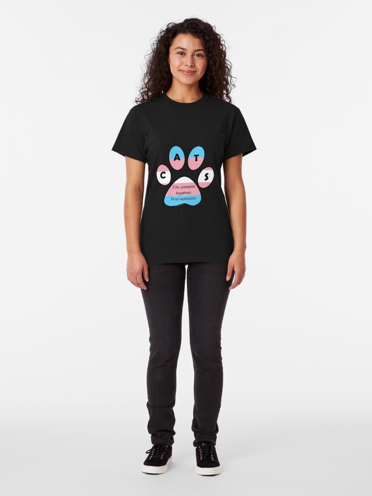 Alternate view of CATS - Cis-people Against Transphobia Classic T-Shirt
