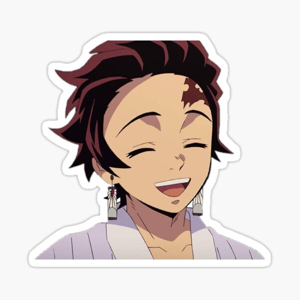 Happy Tanjiro Pegatina