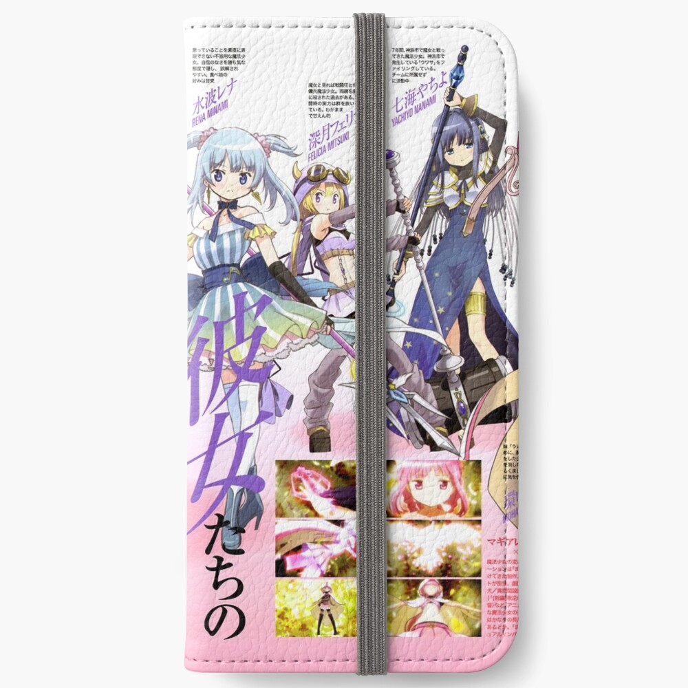 Magia Record: Mahou Shoujo Madoka☆Magica Gaiden anime manga game cover art  poster | iPad Case & Skin