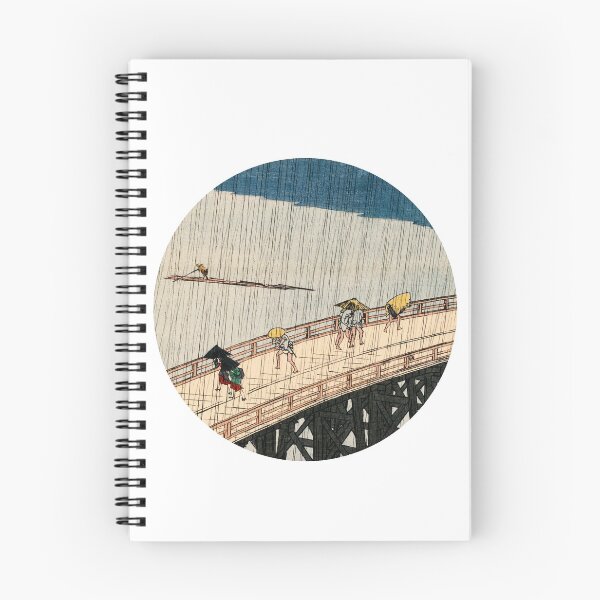 Item preview, Sudden Shower over Shin-Ōhashi bridge and Atake - Hiroshige designed and sold by nickscreation.