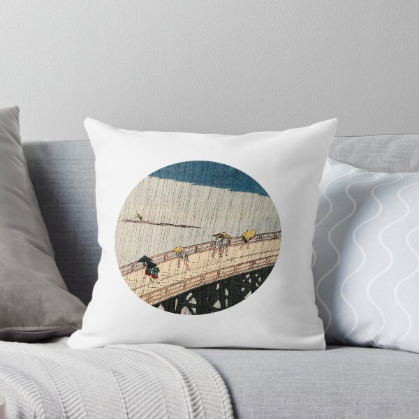Item preview, Sudden Shower over Shin-Ōhashi bridge and Atake - Hiroshige designed and sold by nickscreation.