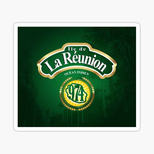 974 - Ile de la Reunion Sticker