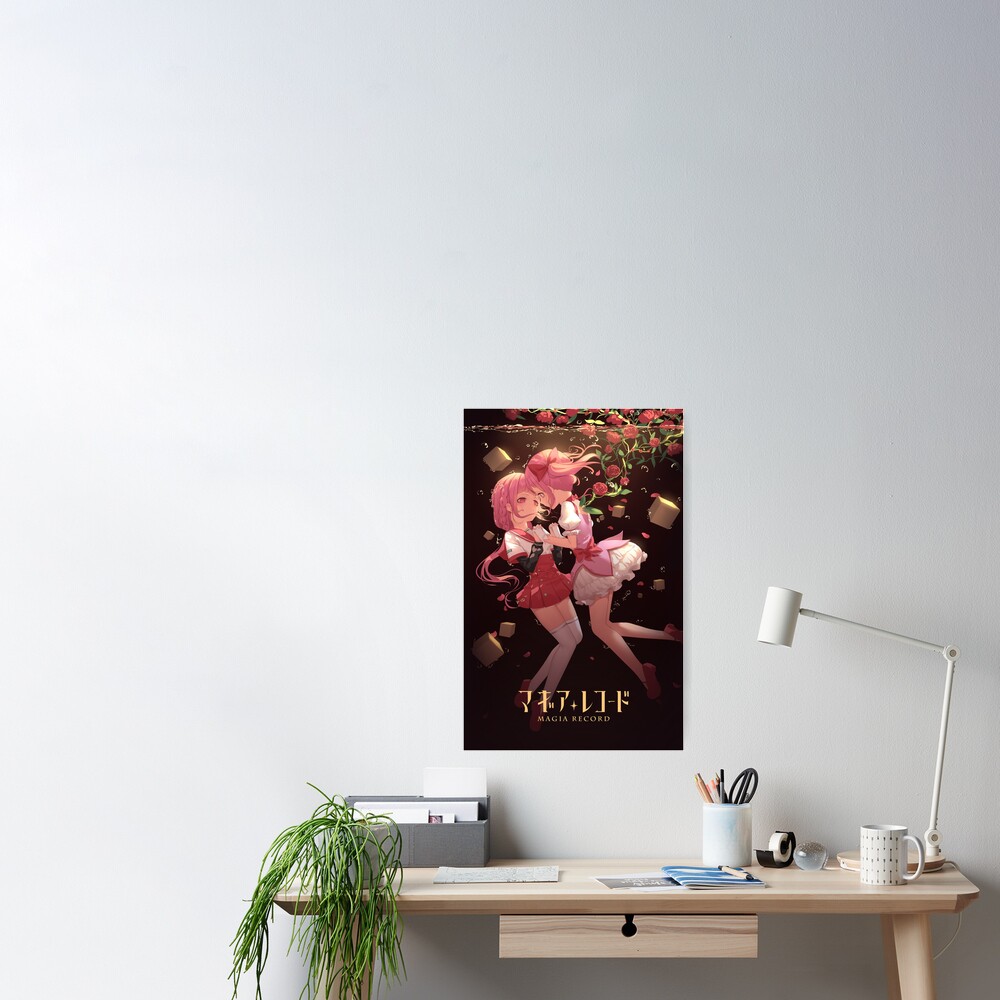 Magia Record: Mahou Shoujo Madoka☆Magica Gaiden anime manga game cover art  poster | iPad Case & Skin