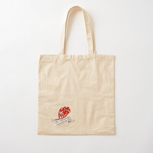 I will wear my heart on my sleeve - Othello Shakespeare quote Cotton Tote Bag