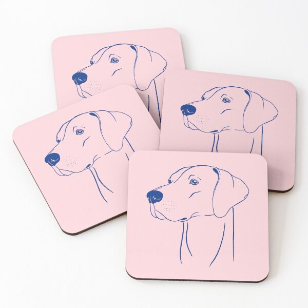 Item preview, Weimaraner (Pink and Blue) designed and sold by illucalliart.