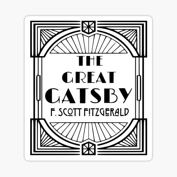F Scott Fitzgerald The Great Gatsby Sticker
