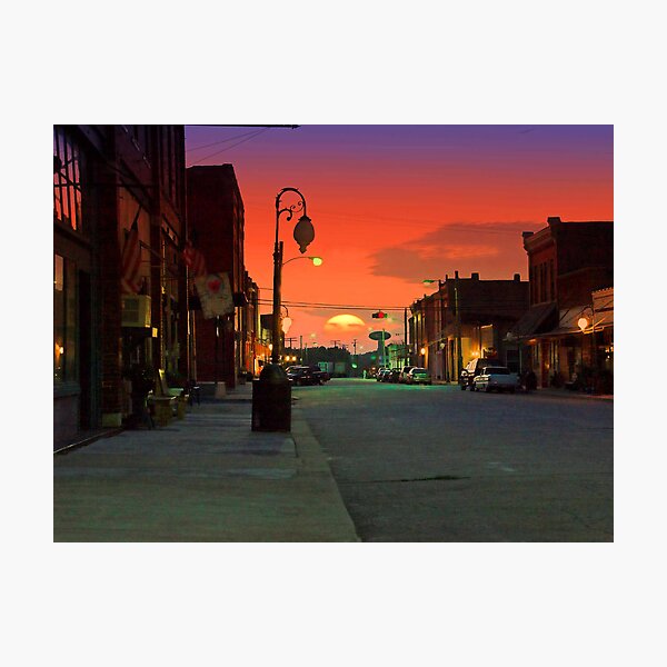 Artikelvorschau, Sundown on Mainstreet entworfen und verkauft von Herb Spickard.
