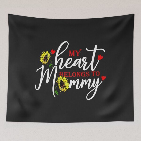 Item preview, My heart belongs to Mommy Cute Valentines Day gift for boys designed and sold by hadleydesigns.