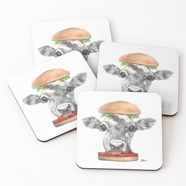 Item preview, Vegan cow burger designed and sold by Katerina Dubov.