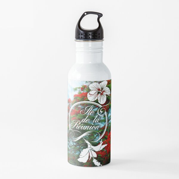 974 Ile de la Reunion - Flamboyant & Hibiscus Gourde