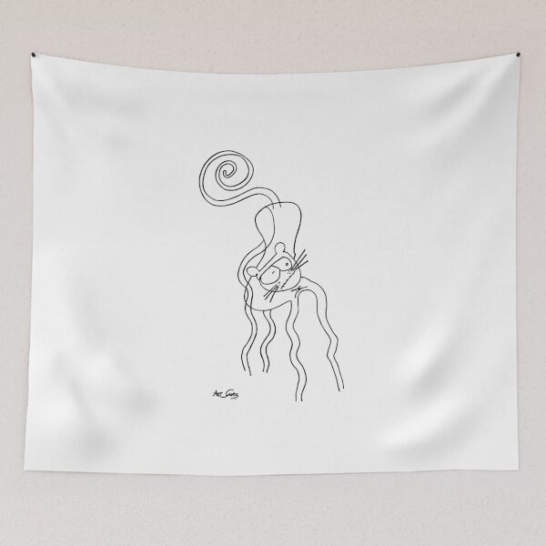 Item preview, The Confused Cat, 1022, 27 x 40, Ink On Paper, ArtGuru designed and sold by Art Guru.