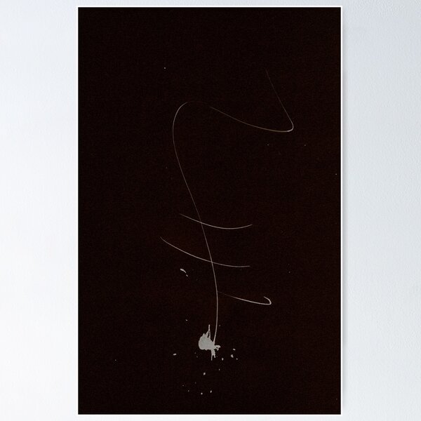 0234 - Brush and Ink - Abstract Tails 013 Poster