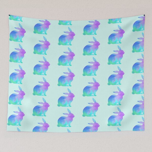 Item preview, Purple Blue Galaxy Bunny designed and sold by FaithAndForest.
