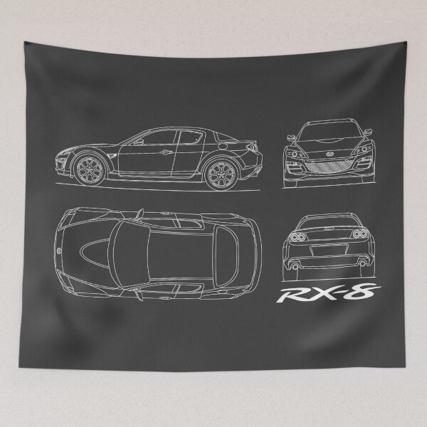 Item preview, RX-8 Blueprint In Black designed and sold by rogue-design.