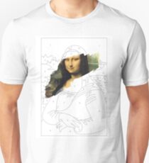 Mona Lisa by Numbers Unisex T-Shirt