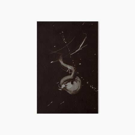 0239 - Brush and Ink - Abstract Tails 018 Art Board Print