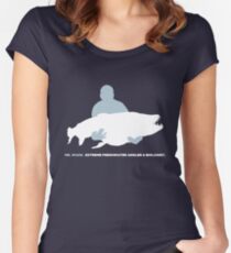 Jeremy Wade with text Women's Fitted Scoop T-Shirt