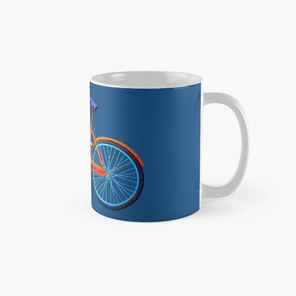 Item preview, Old icelandic bicycle on snorkel blue background designed and sold by AHELENE.