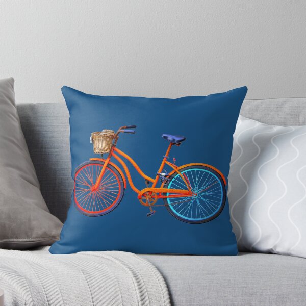 Item preview, Old icelandic bicycle on snorkel blue background designed and sold by AHELENE.