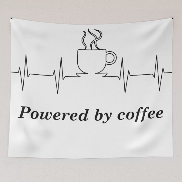 Item preview, Powered by coffee designed and sold by rgsblo.
