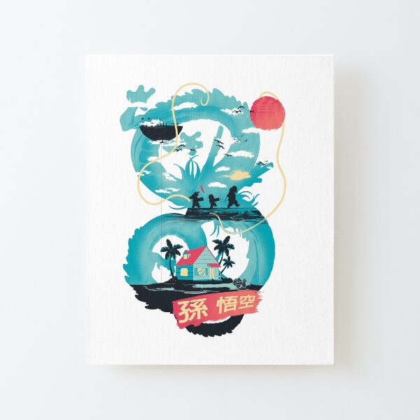 Dragon Landscape Canvas Mounted Print