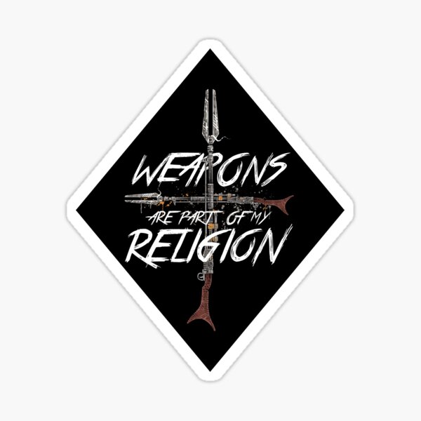 Item preview, Weapons of my religion designed and sold by therocketman.