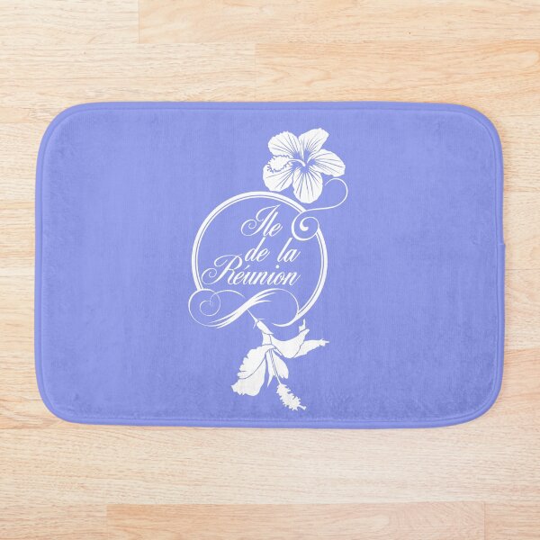 974 - Ile de la Reunion - Hibiscus Tapis de bain