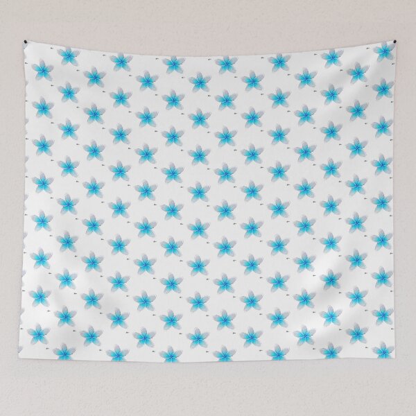Item preview, Blue hawaiian tropical flower designed and sold by Katerina Dubov.