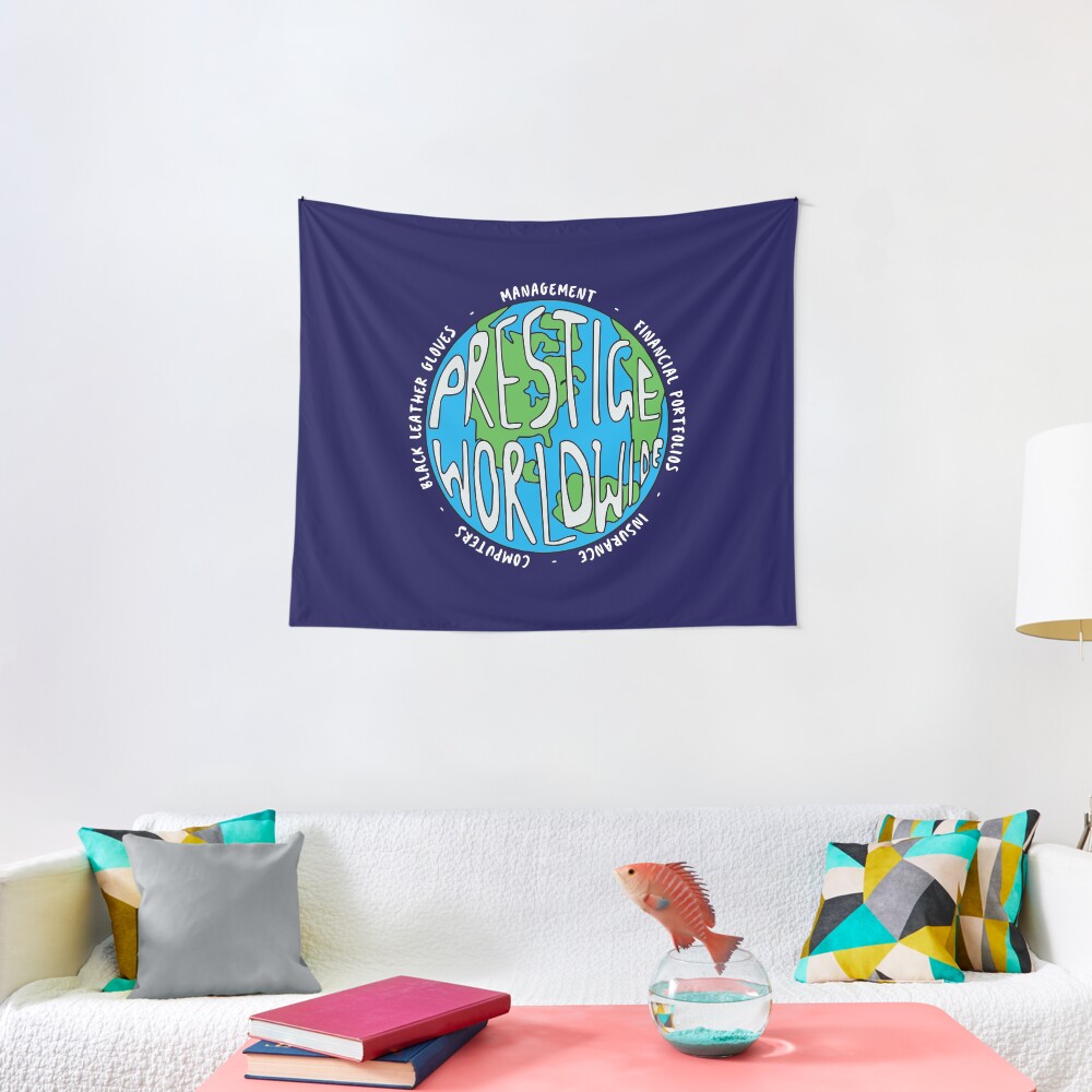 Prestige Worldwide Enterprise, The First Word In Entertainment, Step Brothers Original Design for Wall Art, Prints, Posters, Men, Women, Youth Tapestry