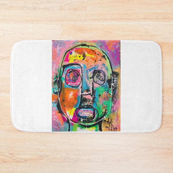 Item preview, Neo-expressionism, brut art, spontaneous art, black and colors, free figuration designed and sold by dugardeyn.