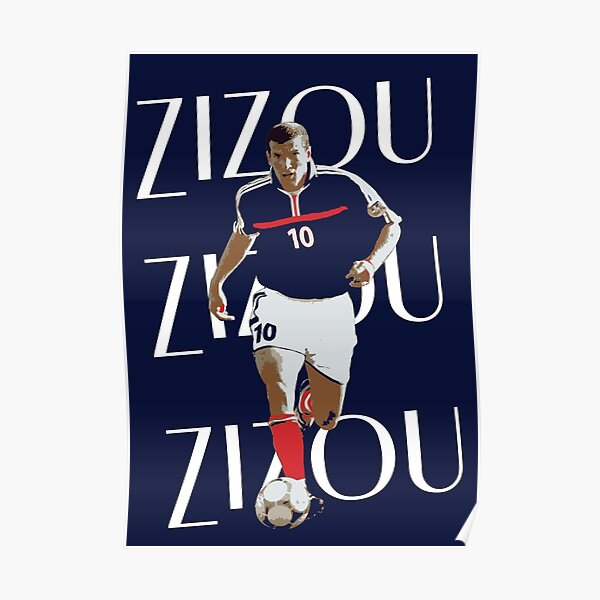 Illustration de Zidane Poster