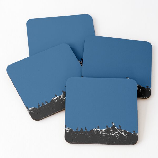Item preview, birds on the shore (classic blue) designed and sold by AHELENE.