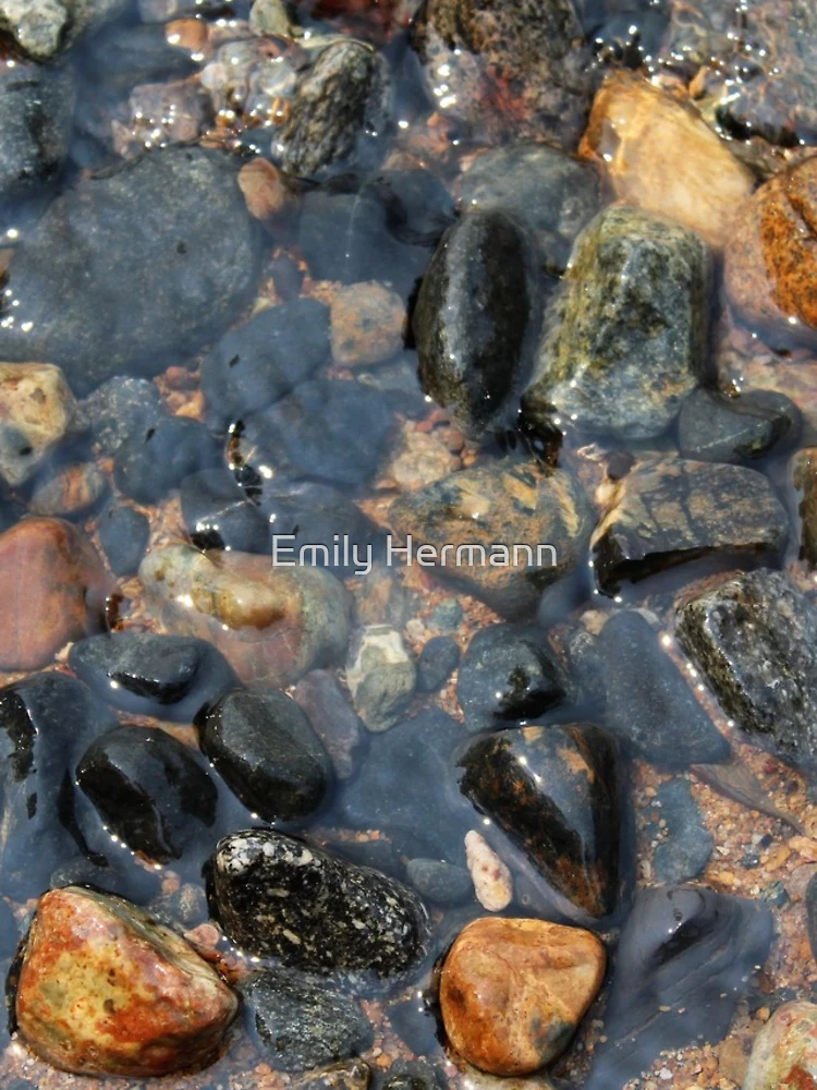 Thumbnail 4 of 4, iPhone Case, Many Colored Rocks designed and sold by Emily Hermann.