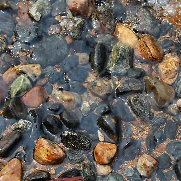 Artwork thumbnail, Many Colored Rocks by Emily Hermann