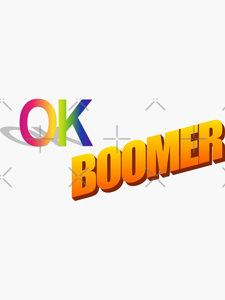 ok boomer text art copy and paste