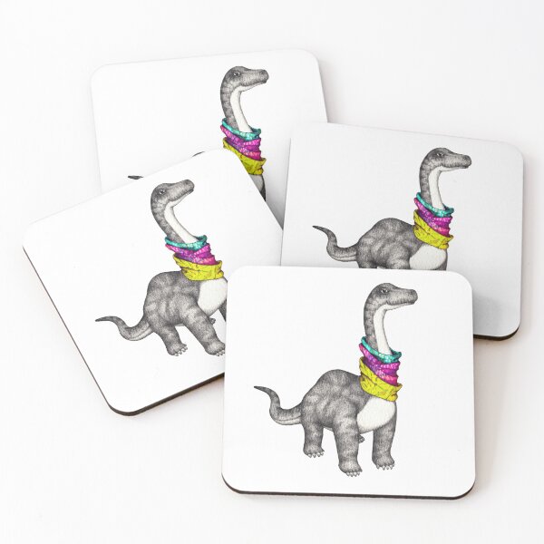 Item preview, Snuggly Diplodocus in Winter designed and sold by Perrin Le Feuvre.