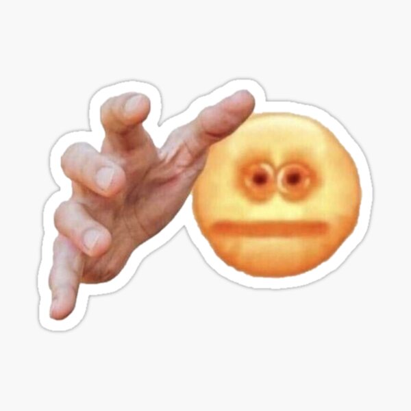 cursed emoji Sticker for Sale by txckyzee in 2023