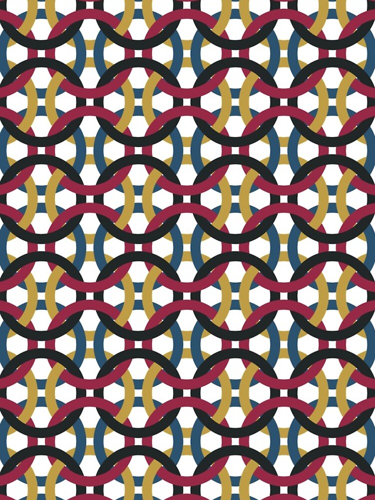 Thumbnail 4 of 4, iPhone Case, Interlocking Retro Rings designed and sold by Seacub.