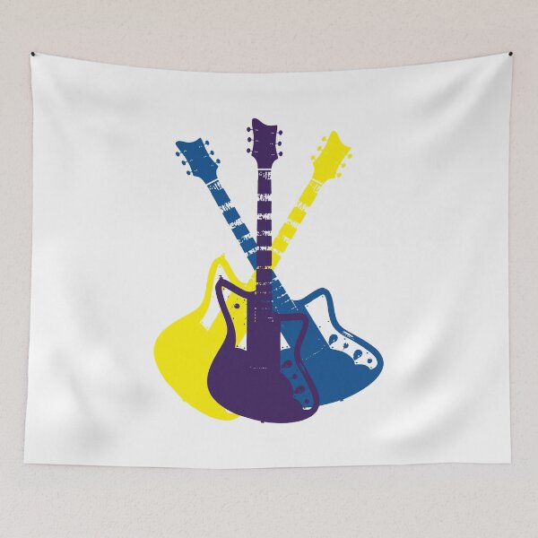 Item preview, Boutique Guitar Retro Pop Design designed and sold by redjaygraphics.