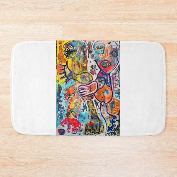 Item preview, Neo-expressionism, art brut, spontaneous art, black ans colors, free figuration designed and sold by dugardeyn.