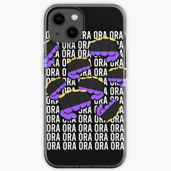 ORA ORA ORA Jojo Star Platinum Fist Punch iPhone Soft Case