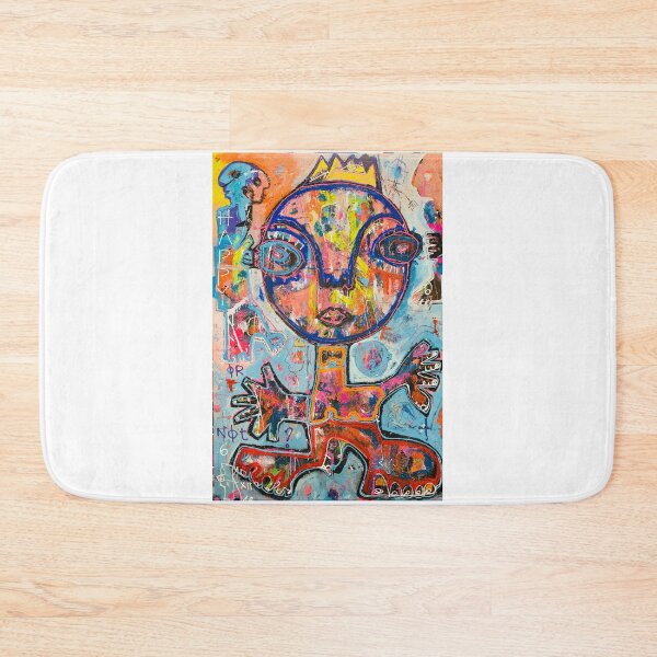 Item preview, Neo-expressionism, brut art, spontaneous art, black and colors, free figuration designed and sold by dugardeyn.